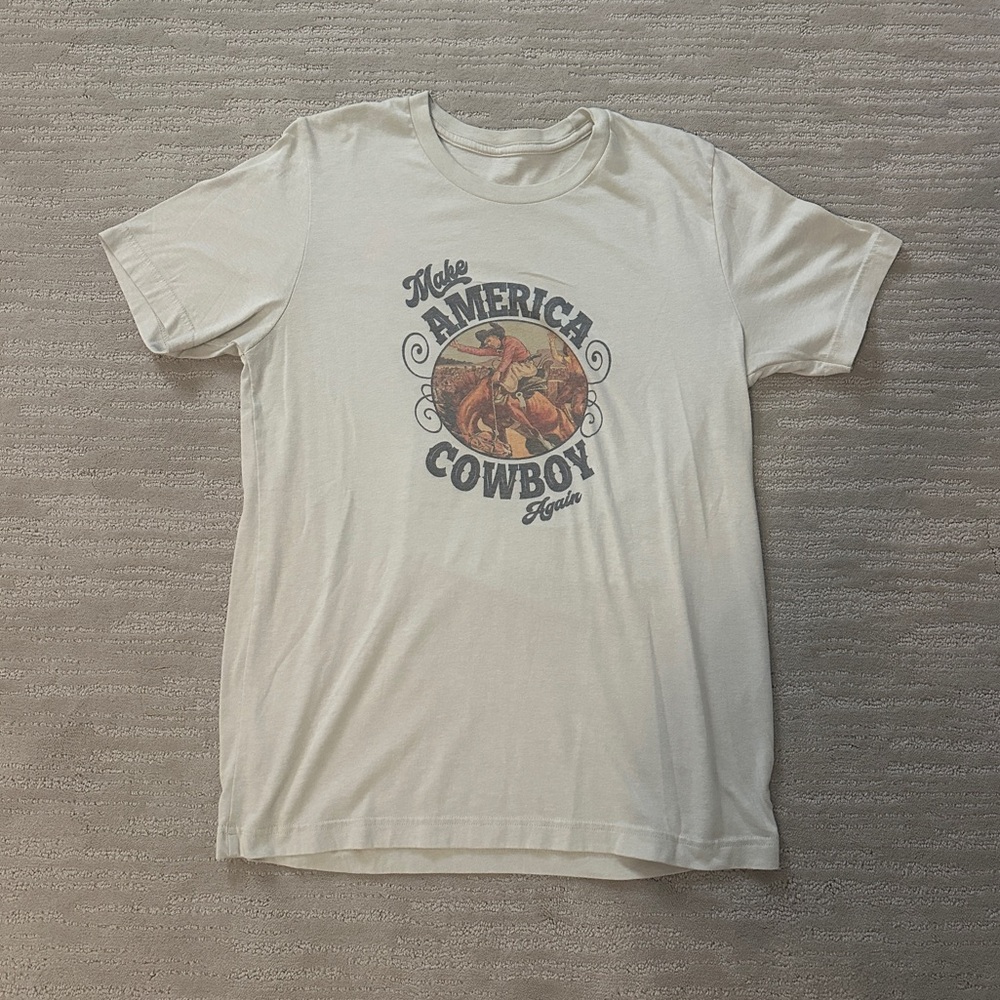 Cream Graphic T-Shirt